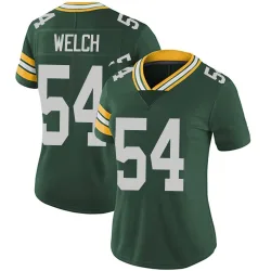 Green Bay Packers Women's Limited Green Team Color Vapor Untouchable Jersey (54 Kristian Welch)