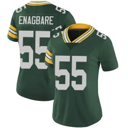 Green Bay Packers Women's Limited Green Team Color Vapor Untouchable Jersey (55 Kingsley Enagbare)