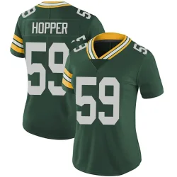Green Bay Packers Women's Limited Green Team Color Vapor Untouchable Jersey (59 Ty'Ron Hopper)