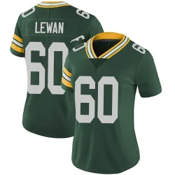 Green Bay Packers Women's Limited Green Team Color Vapor Untouchable Jersey (60 Jason Lewan)