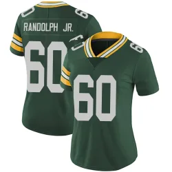 Green Bay Packers Women's Limited Green Team Color Vapor Untouchable Jersey (60 Keith Randolph Jr.)
