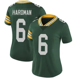 Green Bay Packers Women's Limited Green Team Color Vapor Untouchable Jersey (6 Mecole Hardman)