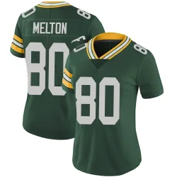 Green Bay Packers Women's Limited Green Team Color Vapor Untouchable Jersey (80 Bo Melton)