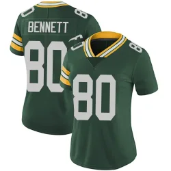 Green Bay Packers Women's Limited Green Team Color Vapor Untouchable Jersey (80 Martellus Bennett)