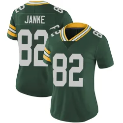 Green Bay Packers Women's Limited Green Team Color Vapor Untouchable Jersey (82 Jadon Janke)