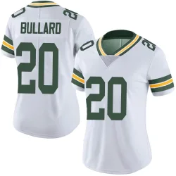Green Bay Packers Women's Limited White Vapor Untouchable Jersey (20 Javon Bullard)