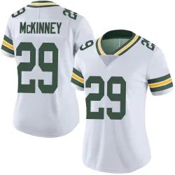 Green Bay Packers Women's Limited White Vapor Untouchable Jersey (29 Xavier McKinney)