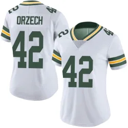 Green Bay Packers Women's Limited White Vapor Untouchable Jersey (42 Matt Orzech)