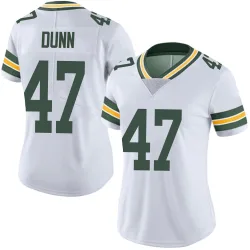 Green Bay Packers Women's Limited White Vapor Untouchable Jersey (47 Isaiah Dunn)