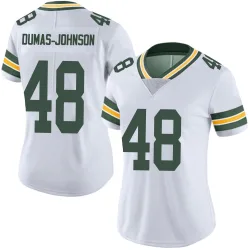 Green Bay Packers Women's Limited White Vapor Untouchable Jersey (48 Jamon Dumas-Johnson)
