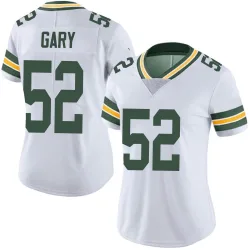 Green Bay Packers Women's Limited White Vapor Untouchable Jersey (52 Rashan Gary)