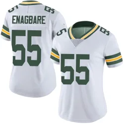 Green Bay Packers Women's Limited White Vapor Untouchable Jersey (55 Kingsley Enagbare)