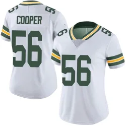 Green Bay Packers Women's Limited White Vapor Untouchable Jersey (56 Edgerrin Cooper)