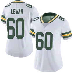 Green Bay Packers Women's Limited White Vapor Untouchable Jersey (60 Jason Lewan)