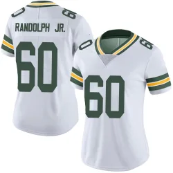 Green Bay Packers Women's Limited White Vapor Untouchable Jersey (60 Keith Randolph Jr.)