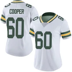 Green Bay Packers Women's Limited White Vapor Untouchable Jersey (60 Tyler Cooper)