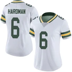Green Bay Packers Women's Limited White Vapor Untouchable Jersey (6 Mecole Hardman)
