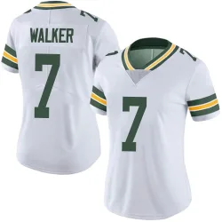Green Bay Packers Women's Limited White Vapor Untouchable Jersey (7 Quay Walker)
