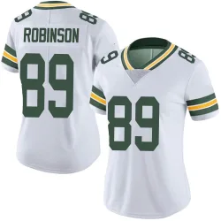 Green Bay Packers Women's Limited White Vapor Untouchable Jersey (89 Dave Robinson)
