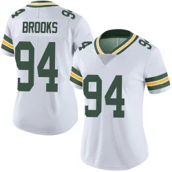 Green Bay Packers Women's Limited White Vapor Untouchable Jersey (94 Karl Brooks)