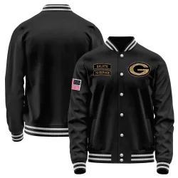 Green Bay Packers Youth Black Salute to Service Sideline Performance Jacket