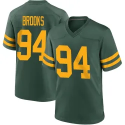Green Bay Packers Youth Game Green Alternate Jersey (94 Karl Brooks)