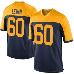 Green Bay Packers Youth Game Navy Alternate Jersey (60 Jason Lewan)