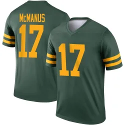 Green Bay Packers Youth Legend Green Alternate Jersey (17 Brandon McManus)
