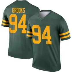 Green Bay Packers Youth Legend Green Alternate Jersey (94 Karl Brooks)