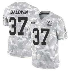 Green Bay Packers Youth Limited Arctic Camo 2024 Salute to Service Jersey (37 Johnathan Baldwin)