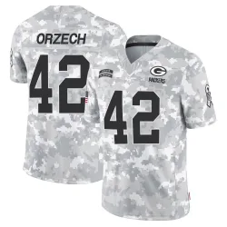 Green Bay Packers Youth Limited Arctic Camo 2024 Salute to Service Jersey (42 Matt Orzech)