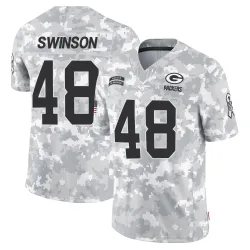 Green Bay Packers Youth Limited Arctic Camo 2024 Salute to Service Jersey (48 Messiah Swinson)