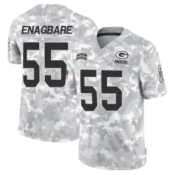 Green Bay Packers Youth Limited Arctic Camo 2024 Salute to Service Jersey (55 Kingsley Enagbare)