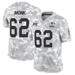 Green Bay Packers Youth Limited Arctic Camo 2024 Salute to Service Jersey (62 Jacob Monk)