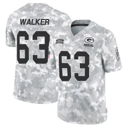 Green Bay Packers Youth Limited Arctic Camo 2024 Salute to Service Jersey (63 Rasheed Walker)