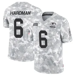 Green Bay Packers Youth Limited Arctic Camo 2024 Salute to Service Jersey (6 Mecole Hardman)