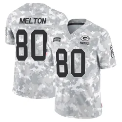 Green Bay Packers Youth Limited Arctic Camo 2024 Salute to Service Jersey (80 Bo Melton)