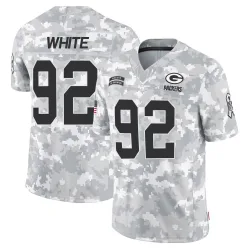 Green Bay Packers Youth Limited Arctic Camo 2024 Salute to Service Jersey (92 Reggie White)