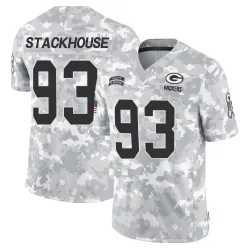 Green Bay Packers Youth Limited Arctic Camo 2024 Salute to Service Jersey (93 Nazir Stackhouse)