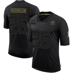 Green Bay Packers Youth Limited Black 2020 Salute To Service Jersey (26 Micah Robinson)