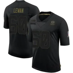 Green Bay Packers Youth Limited Black 2020 Salute To Service Jersey (60 Jason Lewan)