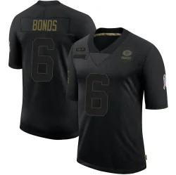 Green Bay Packers Youth Limited Black 2020 Salute To Service Jersey (6 Jadakis Bonds)