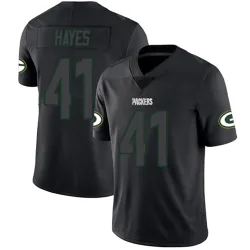 Green Bay Packers Youth Limited Black Impact Jersey (41 Kaleb Hayes)