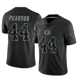 Green Bay Packers Youth Limited Black Reflective Jersey (44 Henry Pearson)
