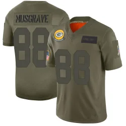 Green Bay Packers Youth Limited Camo 2019 Salute to Service Jersey (88 Luke Musgrave)