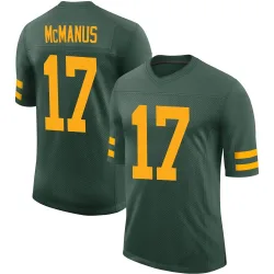 Green Bay Packers Youth Limited Green Alternate Vapor Jersey (17 Brandon McManus)