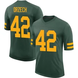 Green Bay Packers Youth Limited Green Alternate Vapor Jersey (42 Matt Orzech)