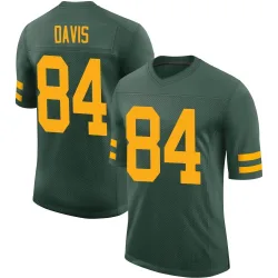 Green Bay Packers Youth Limited Green Alternate Vapor Jersey (84 Tyler Davis)