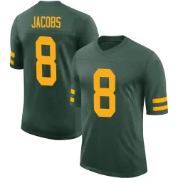 Green Bay Packers Youth Limited Green Alternate Vapor Jersey (8 Josh Jacobs)