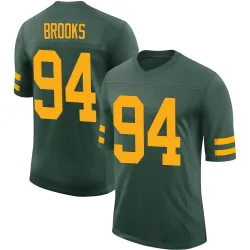 Green Bay Packers Youth Limited Green Alternate Vapor Jersey (94 Karl Brooks)